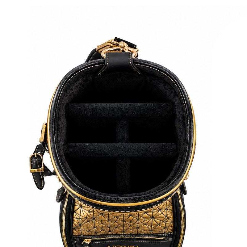 HONMA 9" BERES 10 4-Star Cart Bag (Black/Gold)