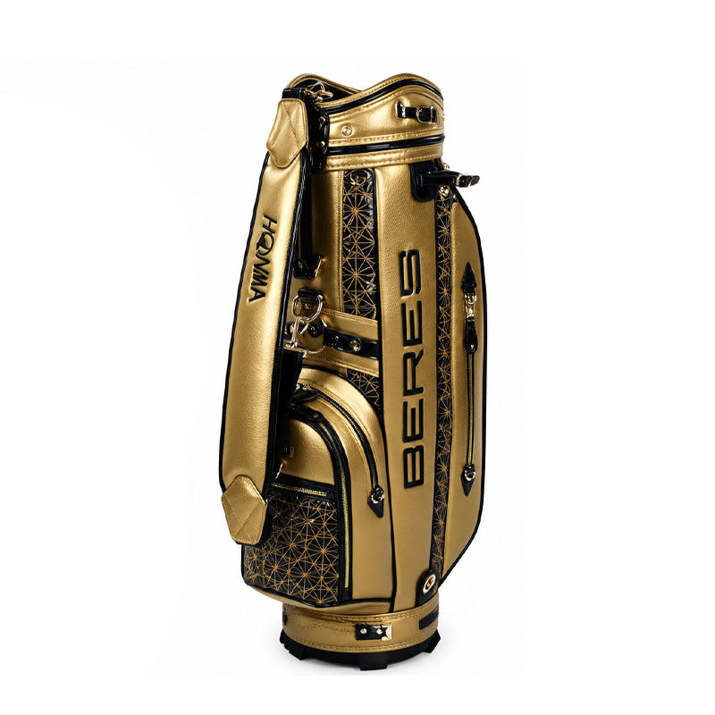 HONMA 9" BERES 10 5-Star Cart Bag (Gold/Black)