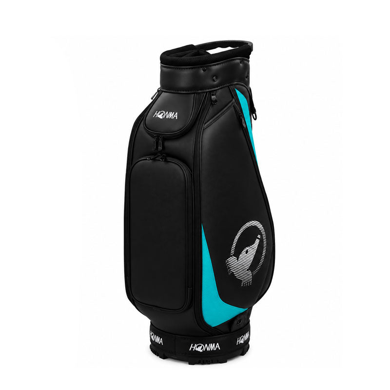 HONMA 9" Big Logo Cart Bag (Black/White/Green)