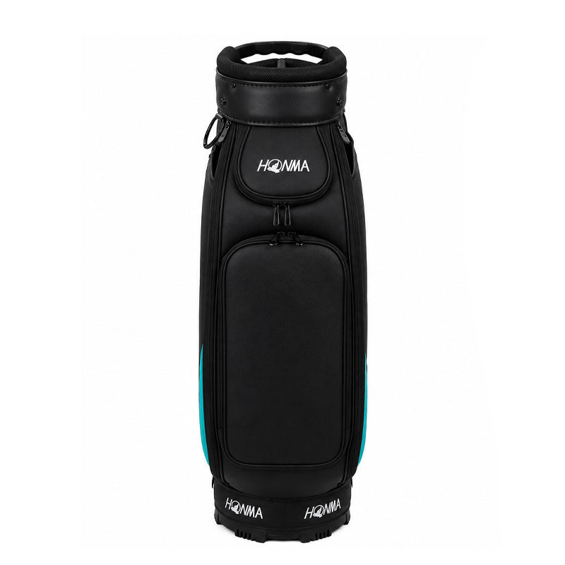 HONMA 9" Big Logo Cart Bag (Black/White/Green)