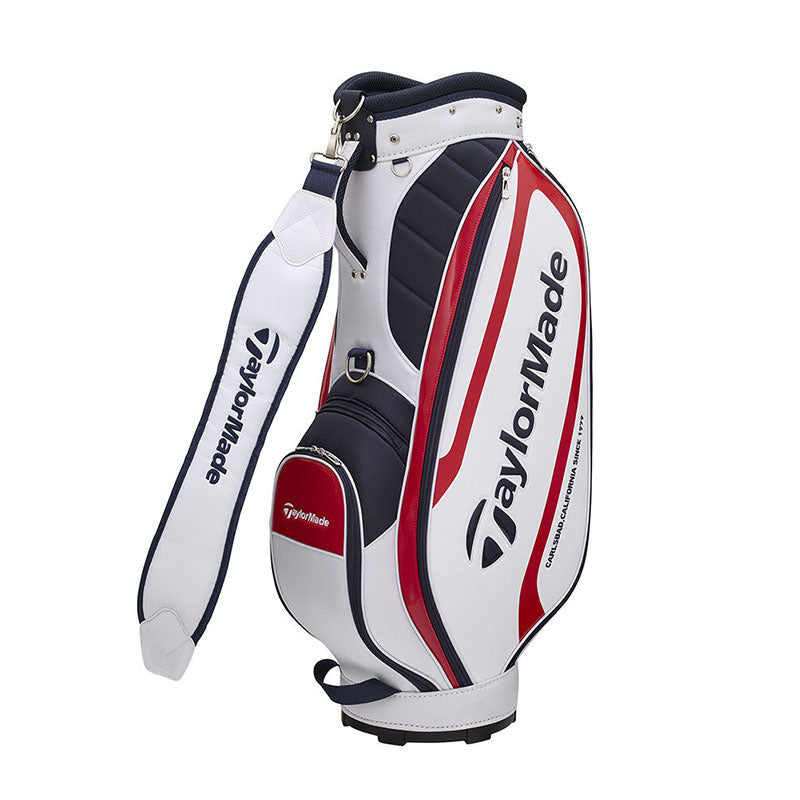 TAYLORMADE 9" True-Lite Cart Bag (White/Navy/Red)
