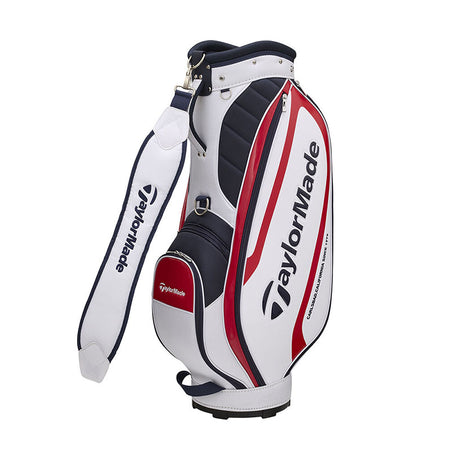TAYLORMADE 9" True-Lite Cart Bag (White/Navy/Red)