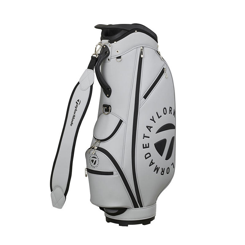 TAYLORMADE 9.5" Circle Logo Cart Bag (Black/Grey)