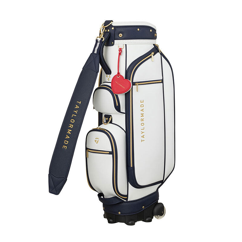 TAYLORMADE Wheeled Cart Bag (White)