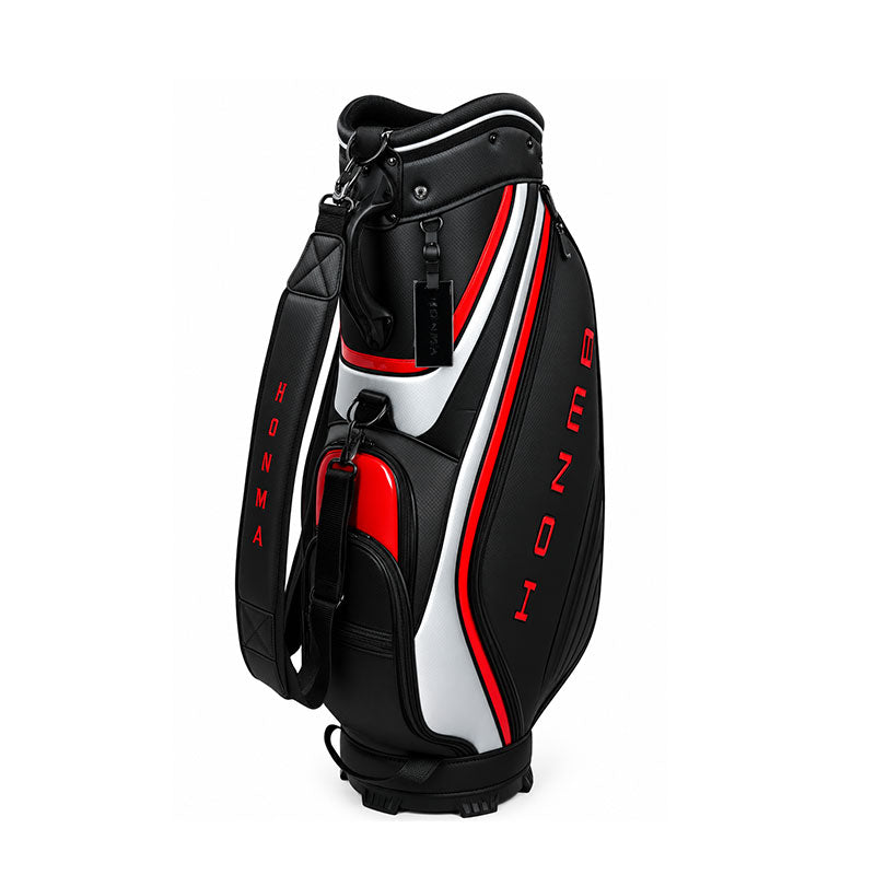 HONMA CB12604 9" Caddie Bag (Black/Red)