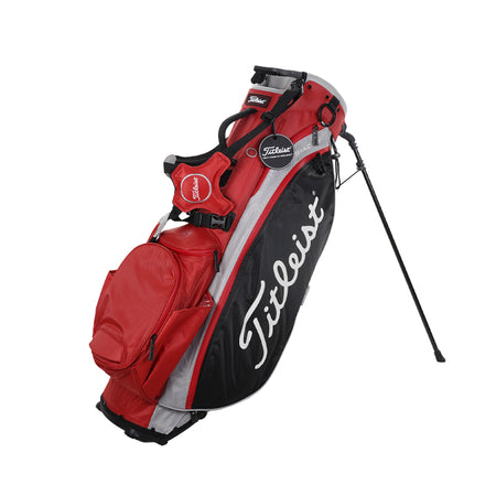 TITLEIST Players 5 StaDry Stand Bag (Red/Grey/Black)
