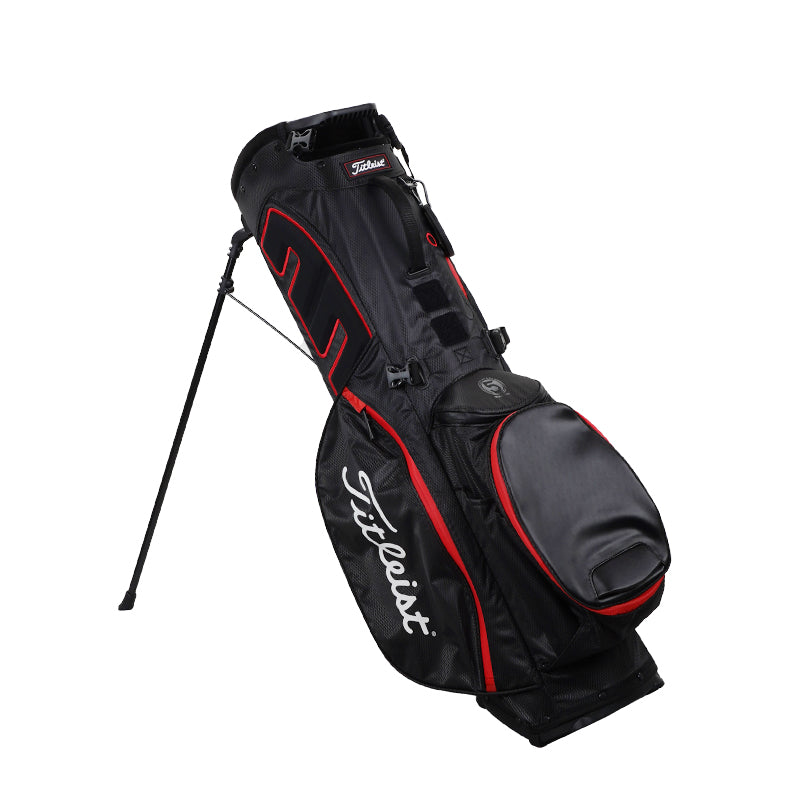 TITLEIST Players 5 StaDry Stand Bag (Black/Black/Red)