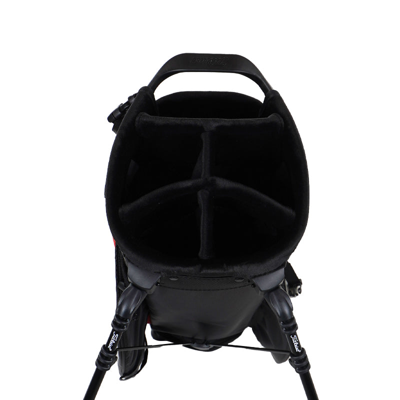 TITLEIST Players 5 StaDry Stand Bag (Black/Black/Red)