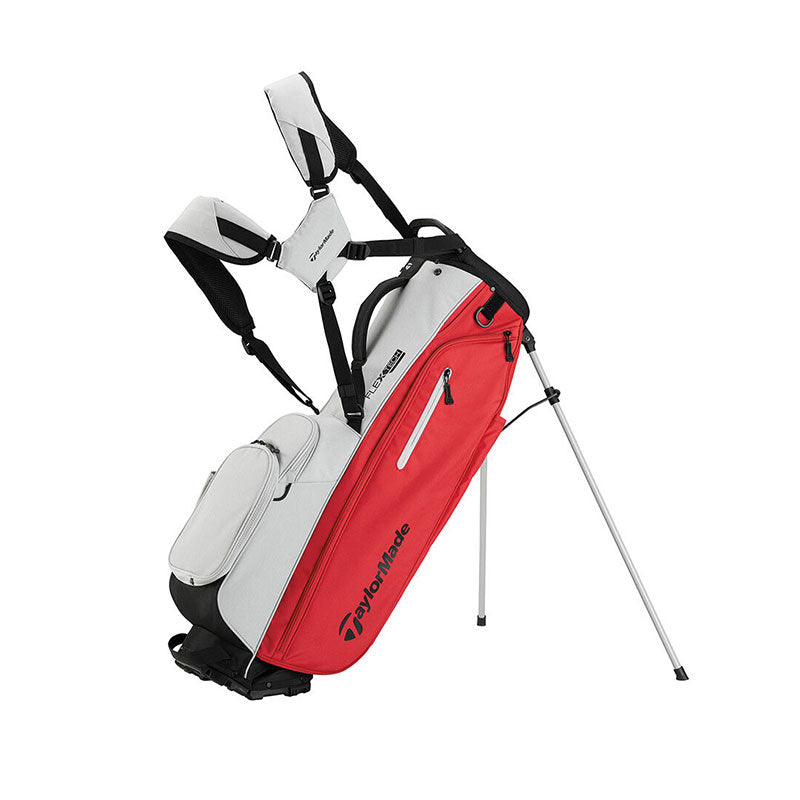 TAYLORMADE FlexTech Stand Bag (Silver/Red)