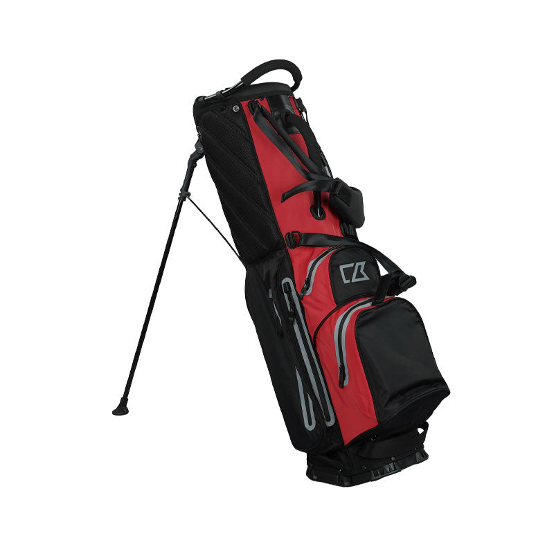 CUTTER & BUCK 9S0464 Waterproof Stand Bag (Black/Red)