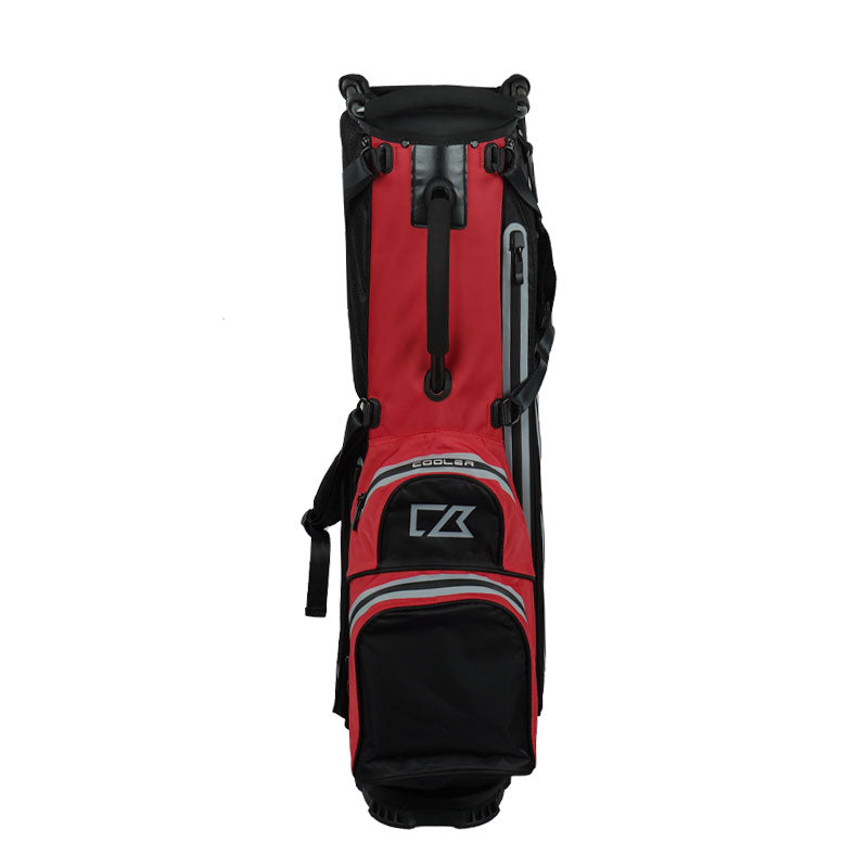 CUTTER & BUCK 9S0464 Waterproof Stand Bag (Black/Red)