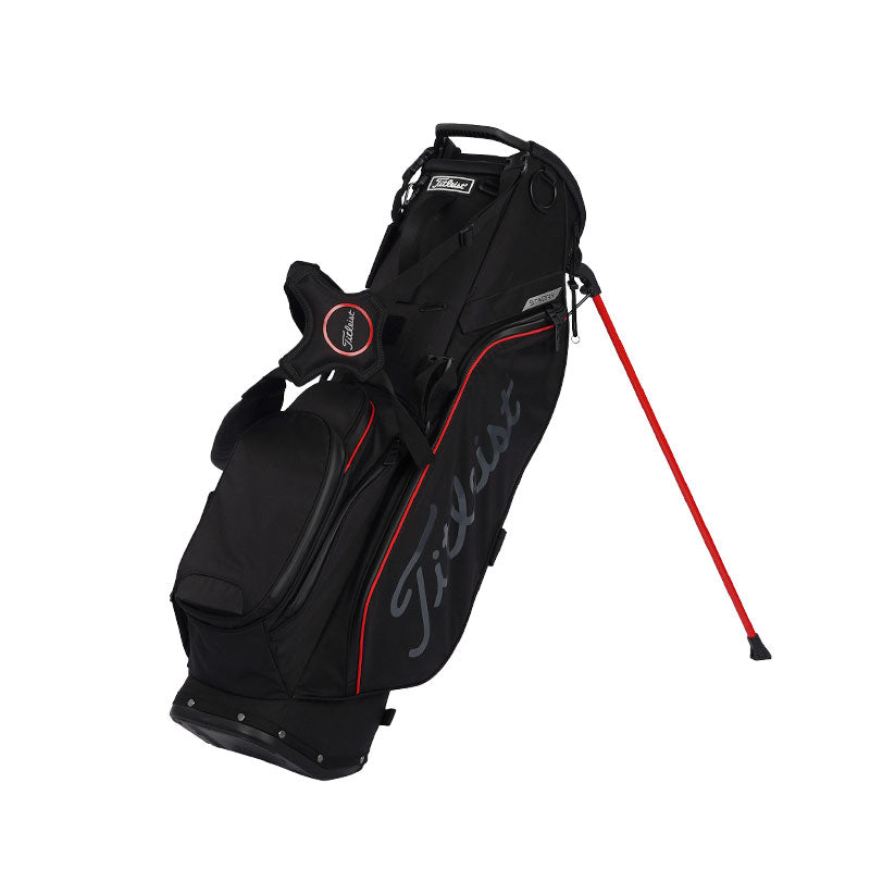 TITLEIST Players S5 StaDry Stand Bag (Black/Red/Grey)