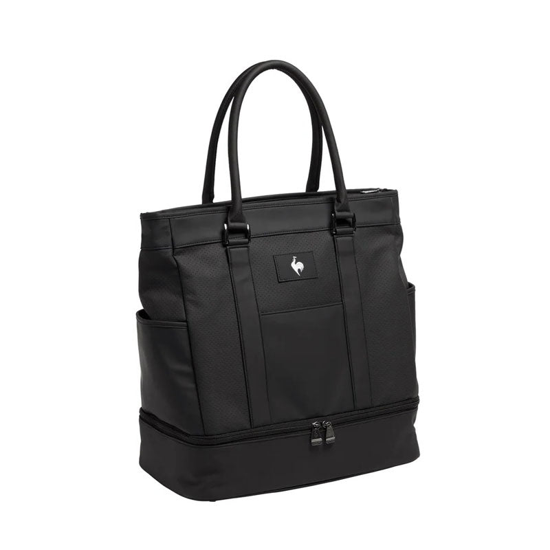 LE COQ SPORTIF GOLF Two-Layer Tote Boston Bag (Black)