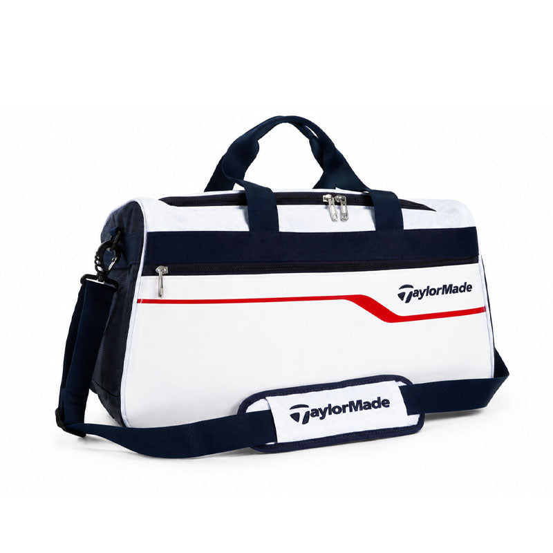 TAYLORMADE True-Lite Boston Bag (White/Navy/Red)