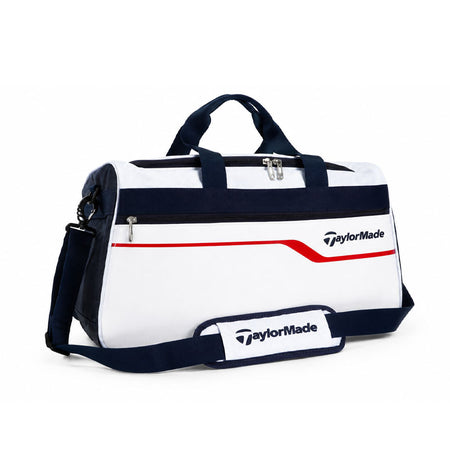 TAYLORMADE True-Lite Boston Bag (White/Navy/Red)
