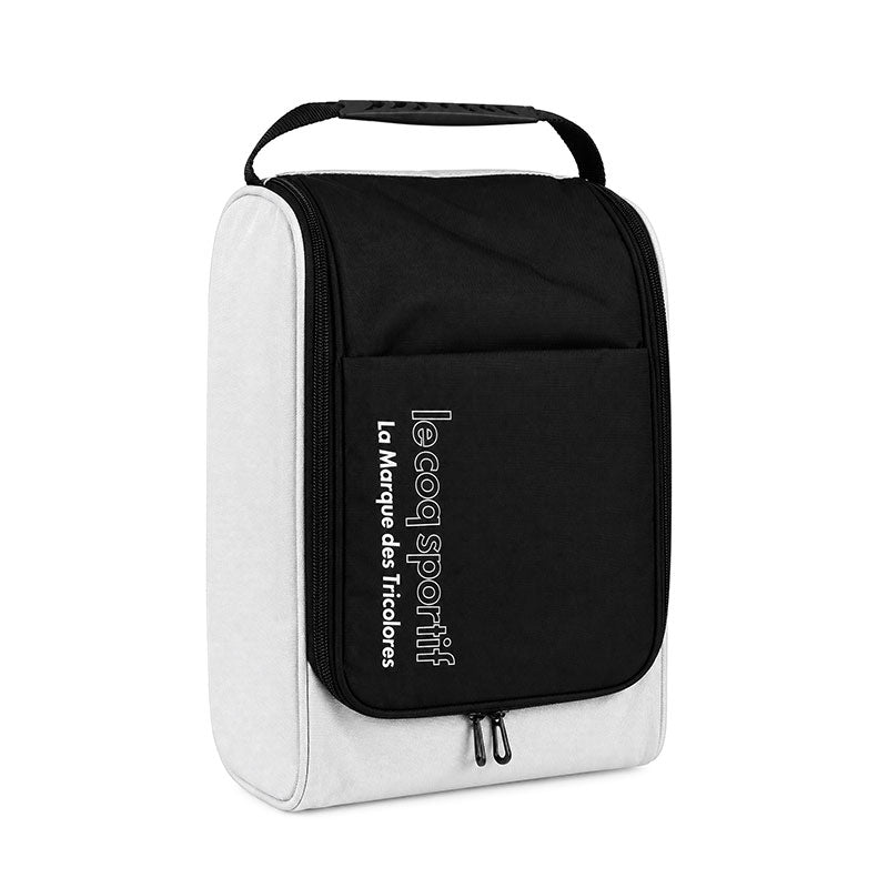 LE COQ SPORTIF GOLF Large Opening Shoe Case (White/Black)