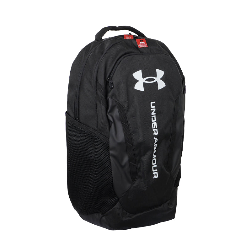 UNDER ARMOUR Hustle 6.0 Backpack (Black/Black/White)