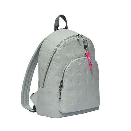 GFORE Embossed Skull & Tees Leather Backpack (Nimbus)
