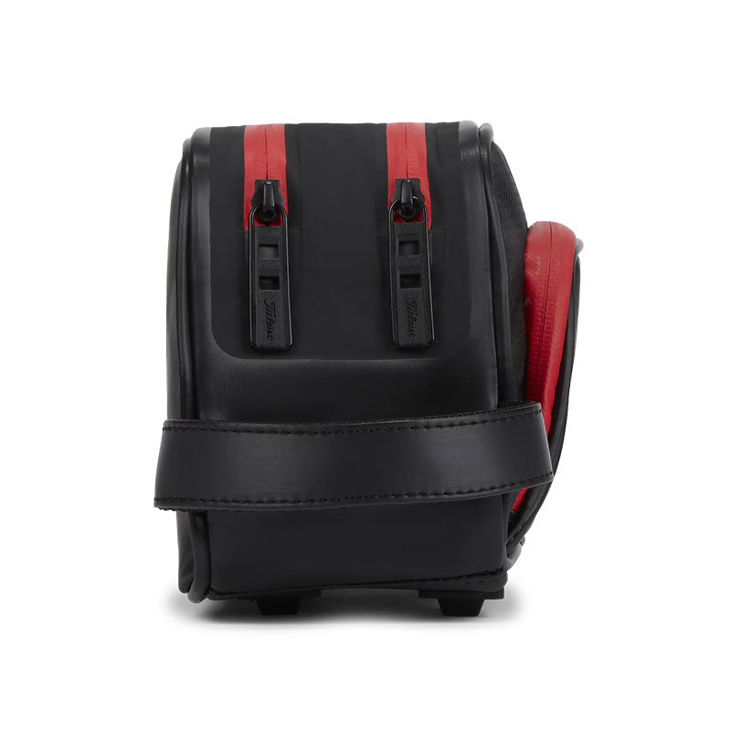 TITLEIST Elite Lite StaDry Pouch (Black/Black/Red)
