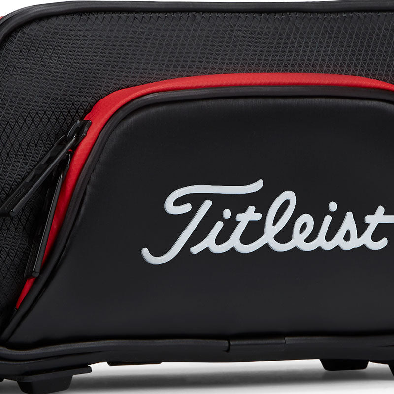 TITLEIST Elite Lite StaDry Pouch (Black/Black/Red)