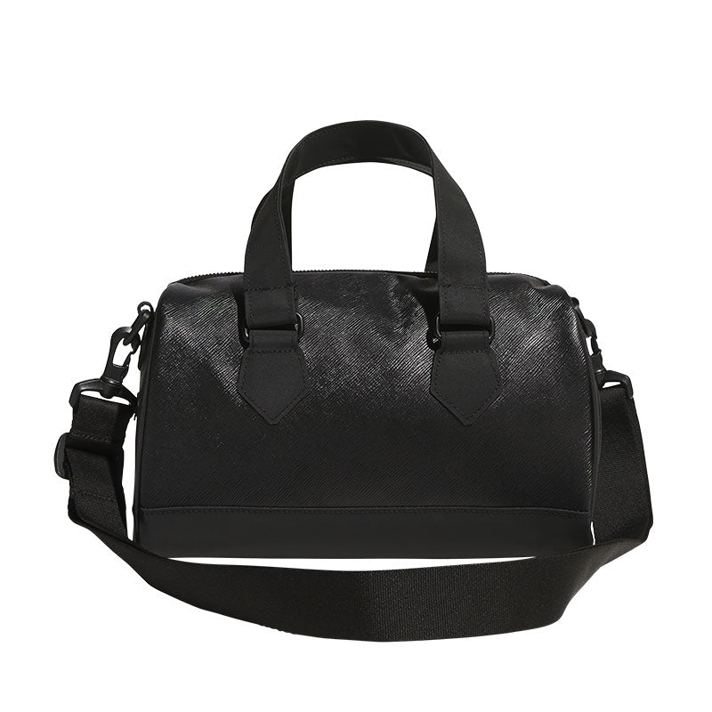 ADIDAS PU Leather Round Bag (Black)