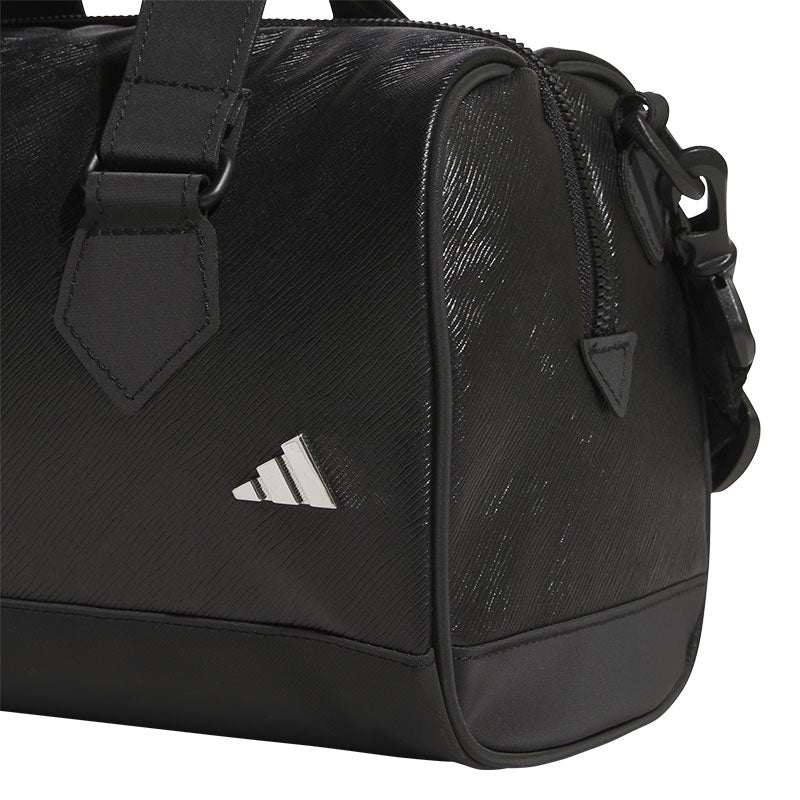 ADIDAS PU Leather Round Bag (Black)
