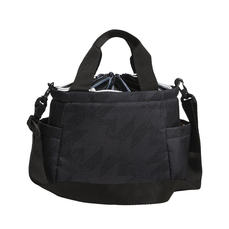 ADIDAS Graphic Round Bag (Black/White)