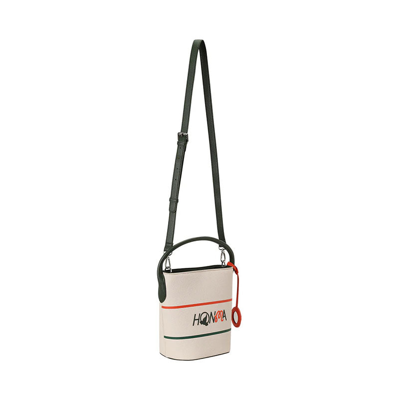 HONMA x Malbon Golf Performance Tote Bag (White/Orange/Green)