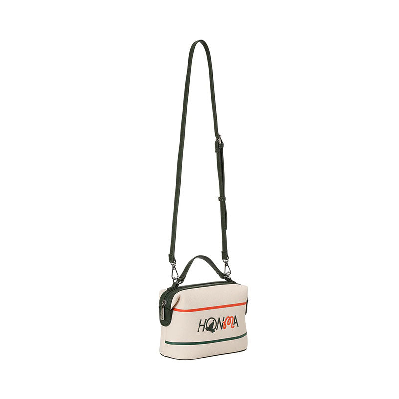 HONMA x Malbon Pouch Bag (White/Green/Orange)