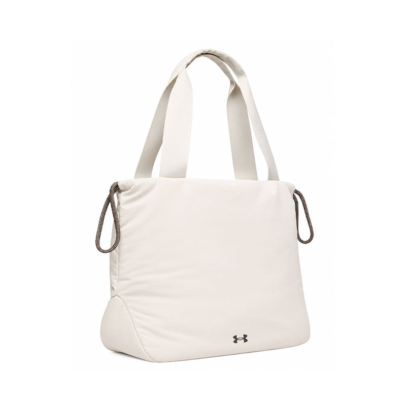 UNDER ARMOUR Studio Cinch Tote Bag (White/Grey)