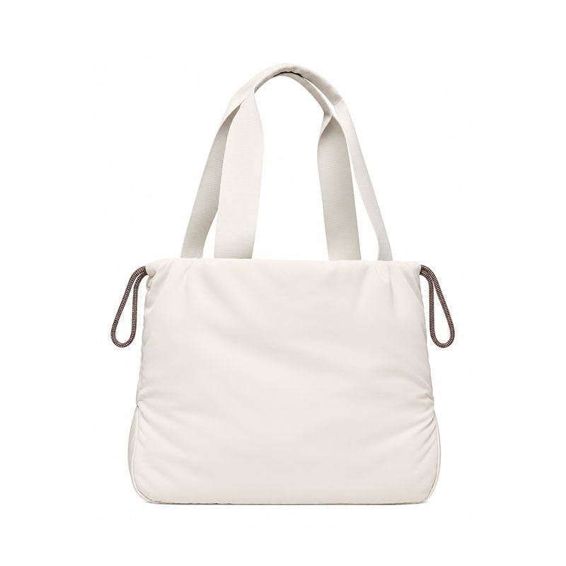 UNDER ARMOUR Studio Cinch Tote Bag (White/Grey)