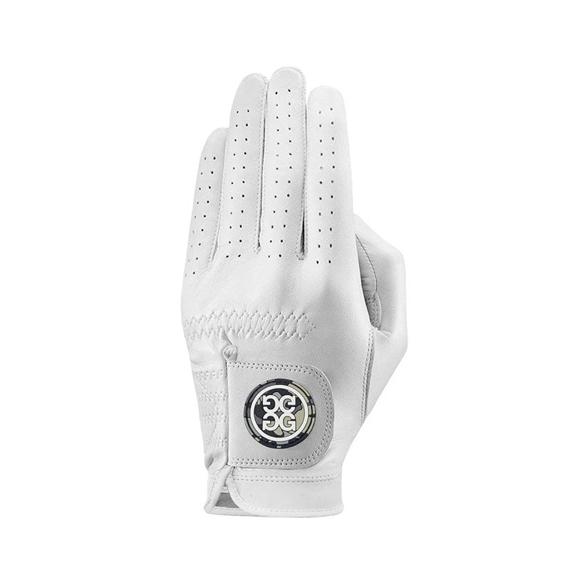 GFORE Essential Camo Patch Men's Leather Glove (Snow/Onyx)