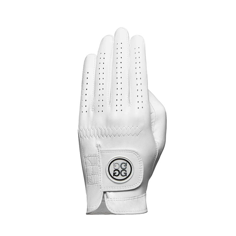 GFORE Signature Men's Leather Glove (Snow)