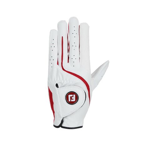 FOOTJOY GTXtreme Men's Leather Glove (White/Red)
