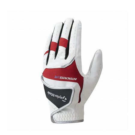TAYLORMADE Intercross Lite Men's All Weather Glove (White/Red)
