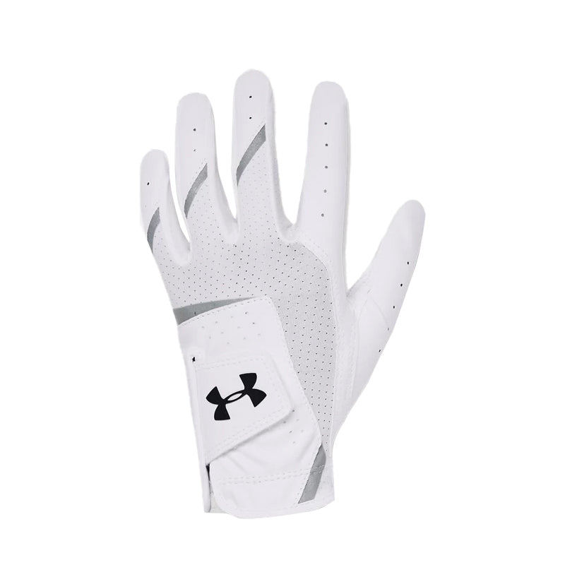 UNDER ARMOUR Iso-Chill Youth All Weather Glove (White/Silver/Black)