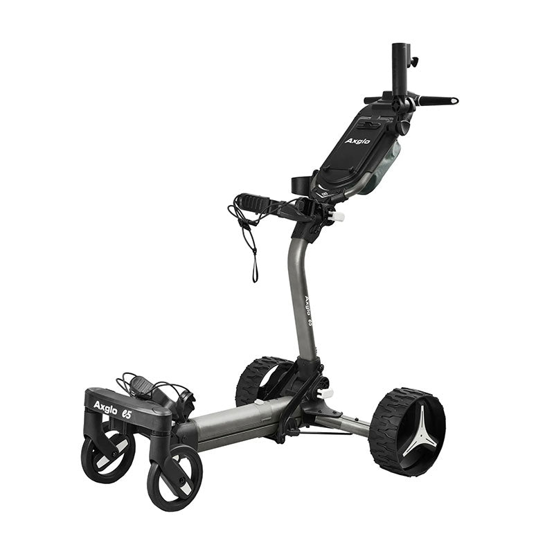 AXGLO E5 E-Cart 4-Wheel Trolley With Lithium Battery (Graphite)