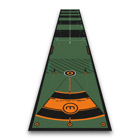 WELLPUTT Putting Mat Green - 400cm x 50cm