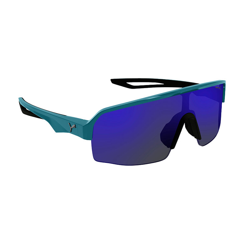 PUMA PU0399S Black/Green/Blue Sunglasses