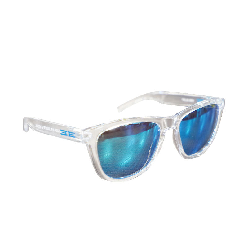 EPOCH EYEWEAR Vibe Clear/Blue Mirror Sunglasses