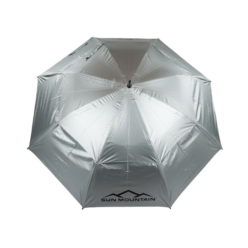 SUN MOUNTAIN 68" Double Canopy Umbrella (Silver)