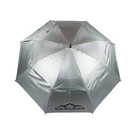 SUN MOUNTAIN 68" Double Canopy Umbrella (Silver)