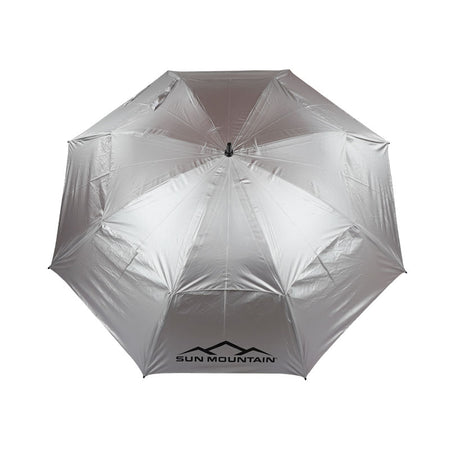 SUN MOUNTAIN 68" Double Canopy Umbrella (Silver/Red)
