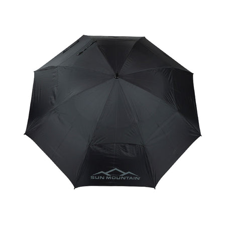SUN MOUNTAIN 68" Double Canopy Umbrella (Black)