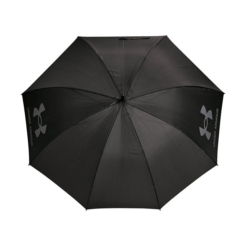 UNDER ARMOUR Golf Single Canopy Umbrella (Black/Silver Reflective)