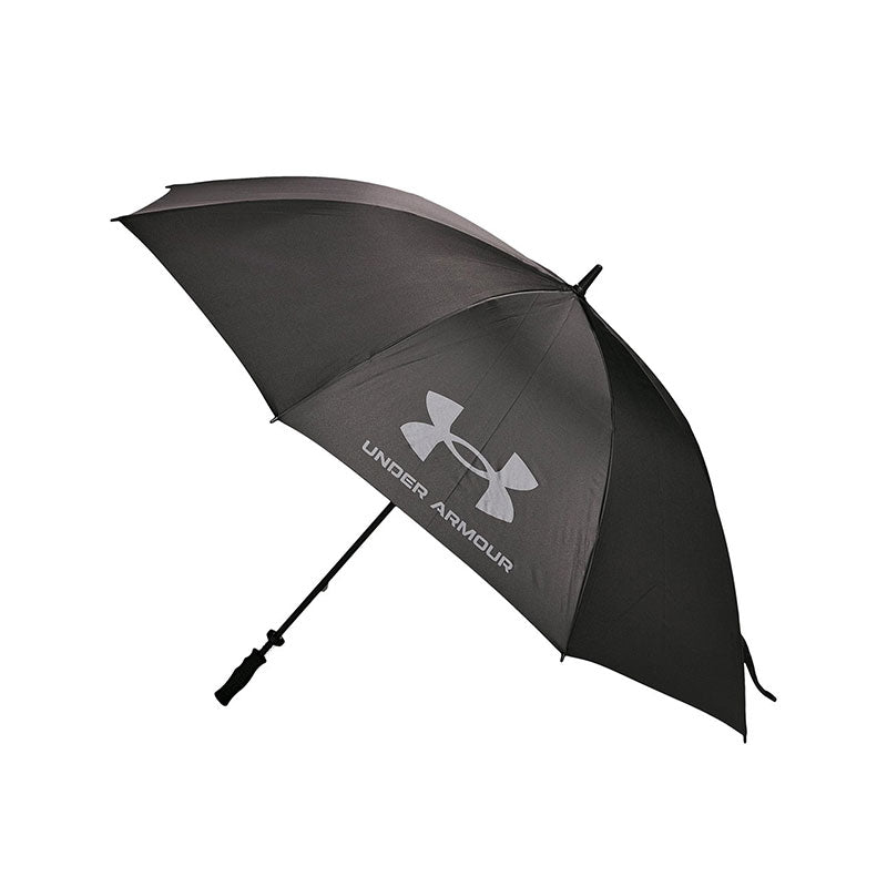 UNDER ARMOUR Golf Single Canopy Umbrella (Black/Silver Reflective)