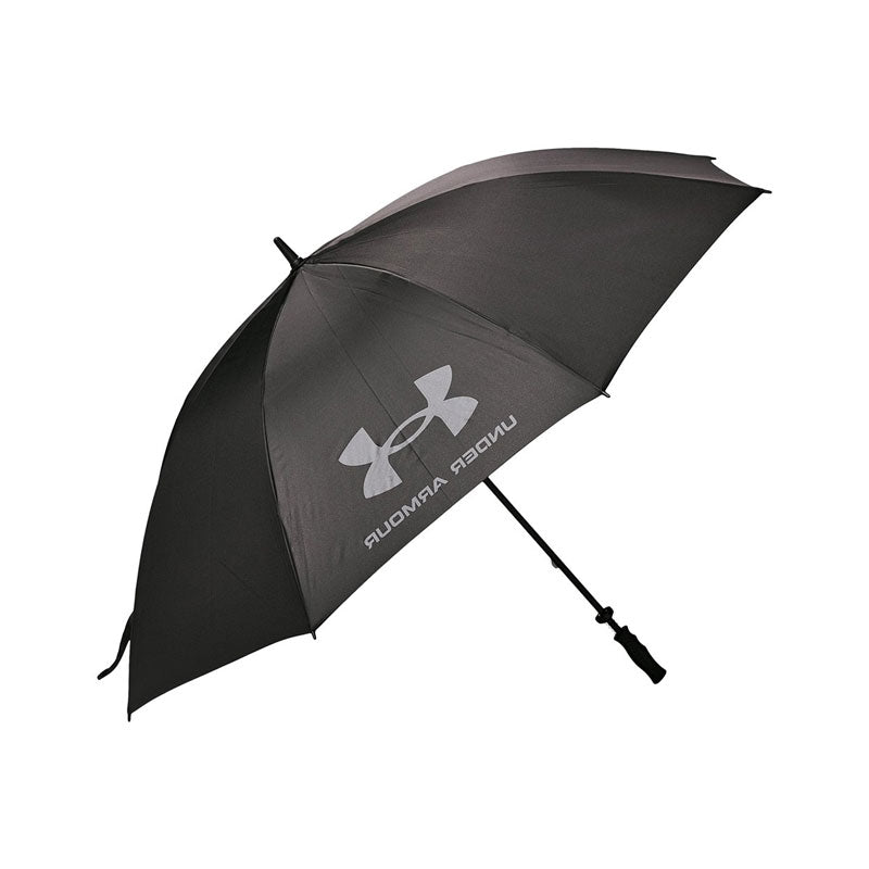 UNDER ARMOUR Golf Single Canopy Umbrella (Black/Silver Reflective)