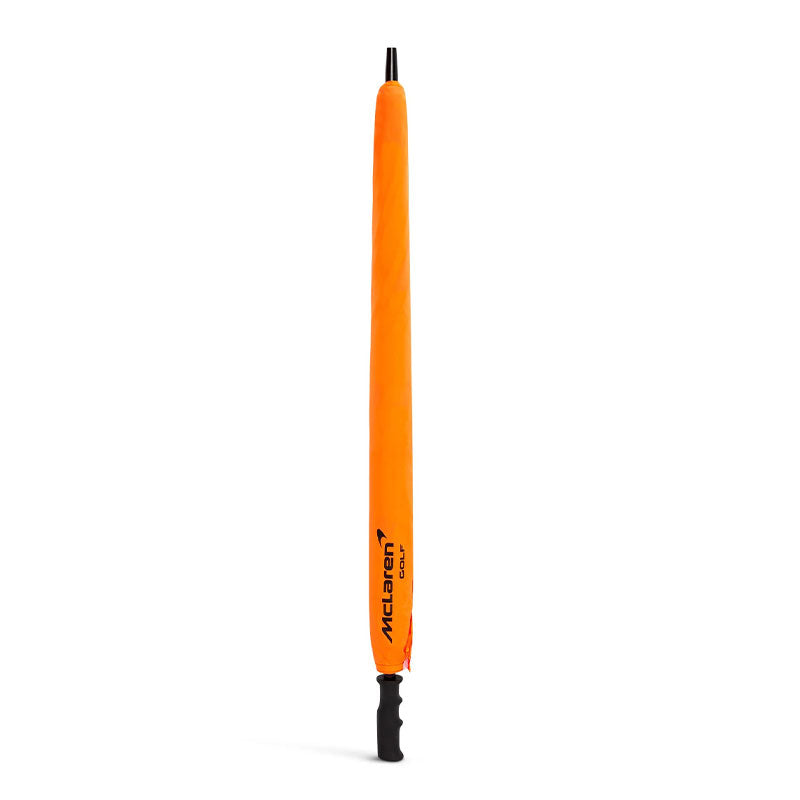 MCLAREN GOLF McLaren 62" Icon Logo Umbrella (Orange/Black)