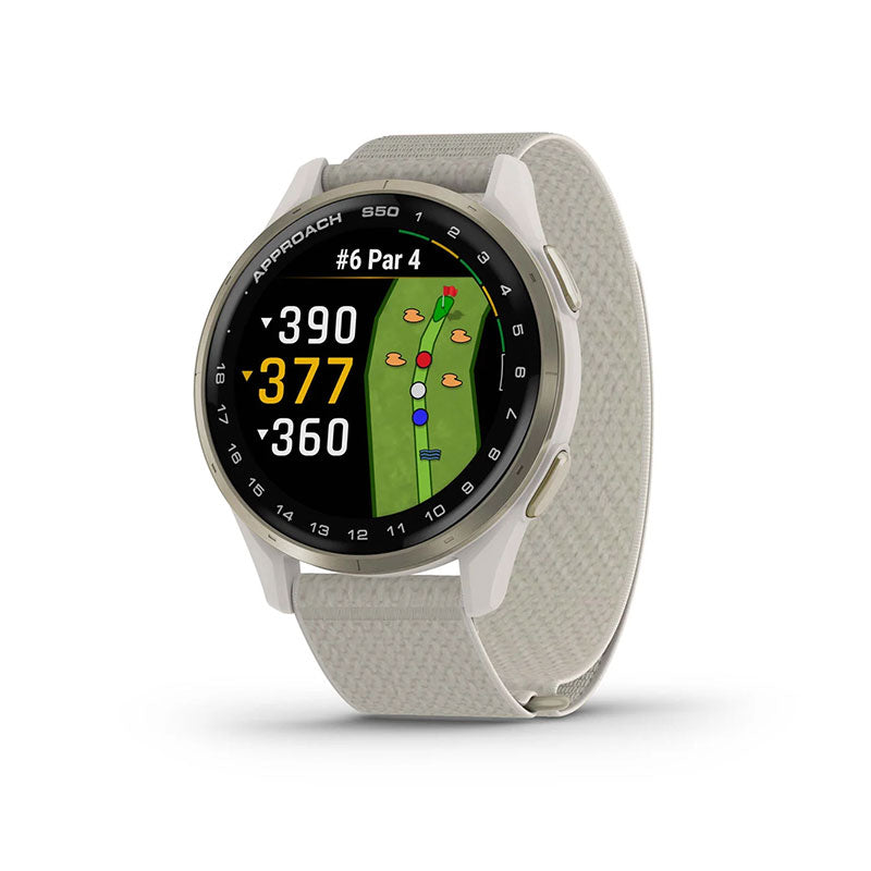 GARMIN Approach S50 Smartwatch - 43mm (Beige)
