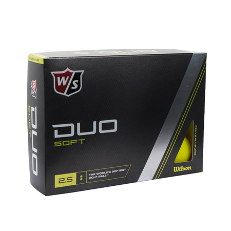 WILSON Duo Soft Optix (2023) (Yellow) Golf Ball